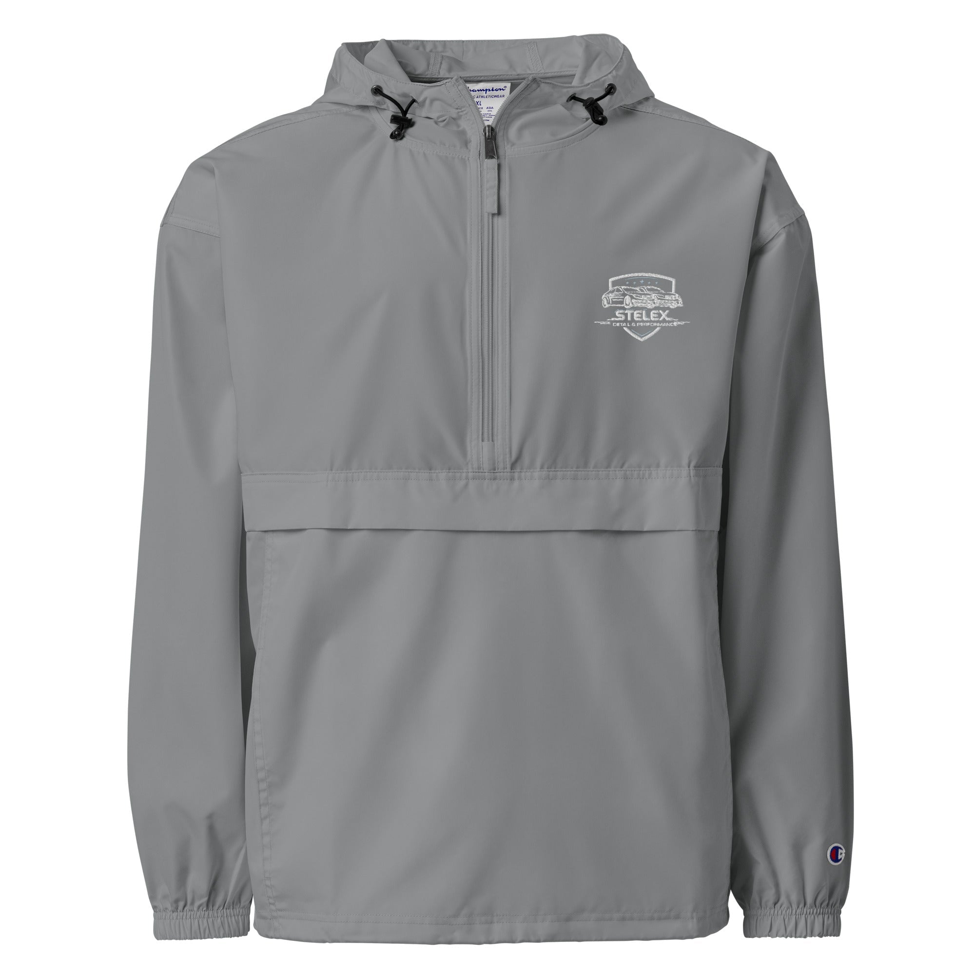 The Stelex Performance Packable Jacket combines lightweight comfort, durability, and a clean automotive-inspired design