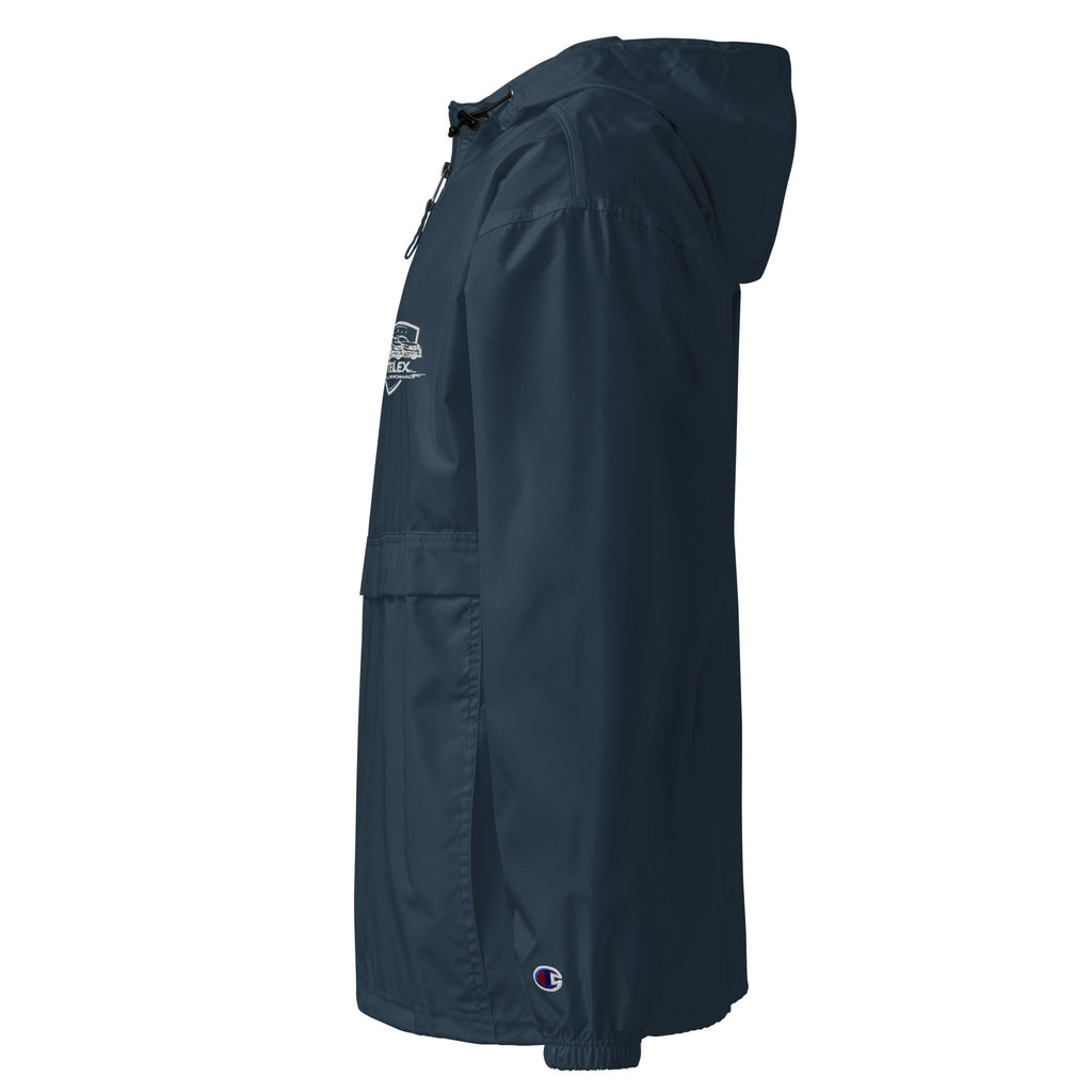 The Stelex Performance Packable Jacket combines lightweight comfort, durability, and a clean automotive-inspired design
