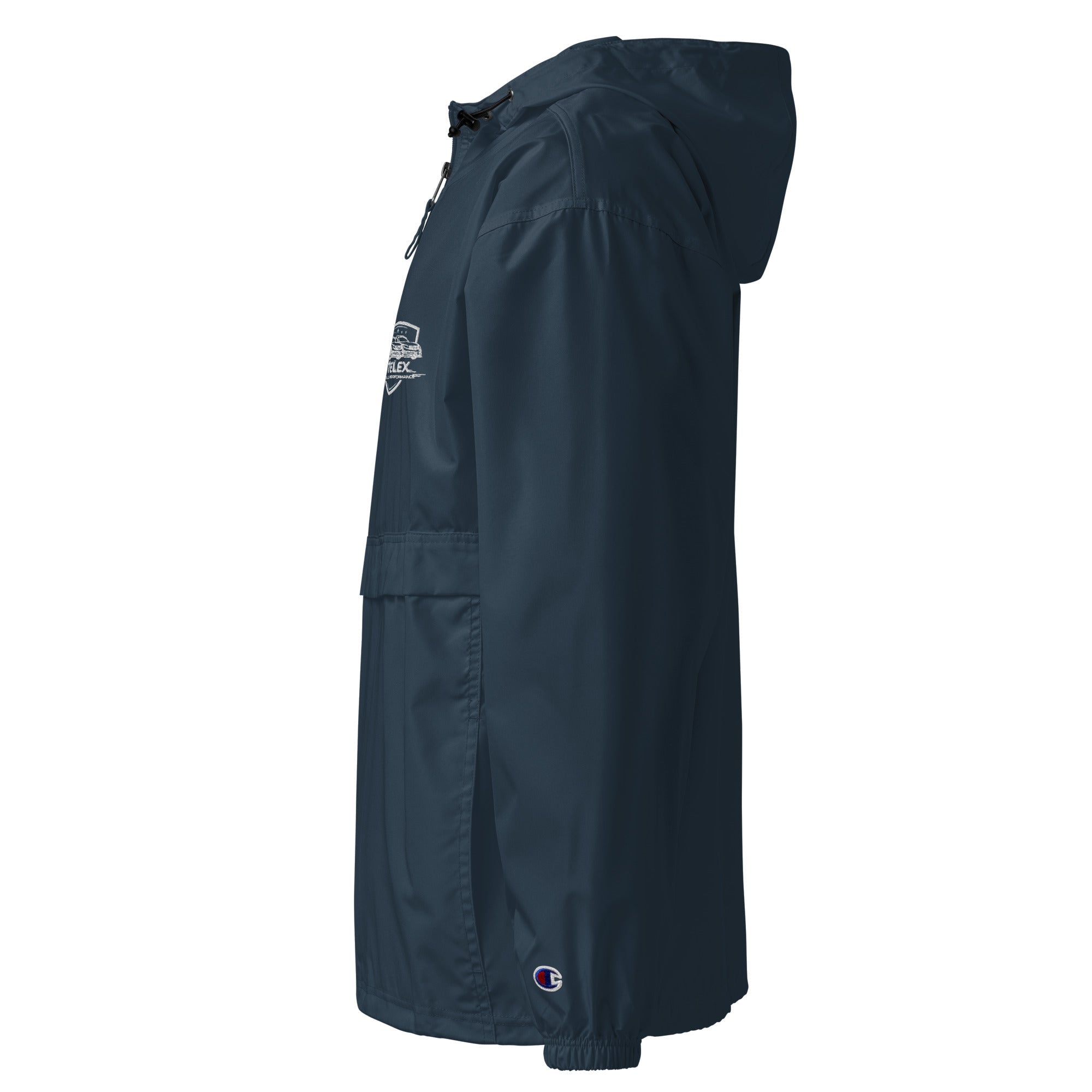 The Stelex Performance Packable Jacket combines lightweight comfort, durability, and a clean automotive-inspired design