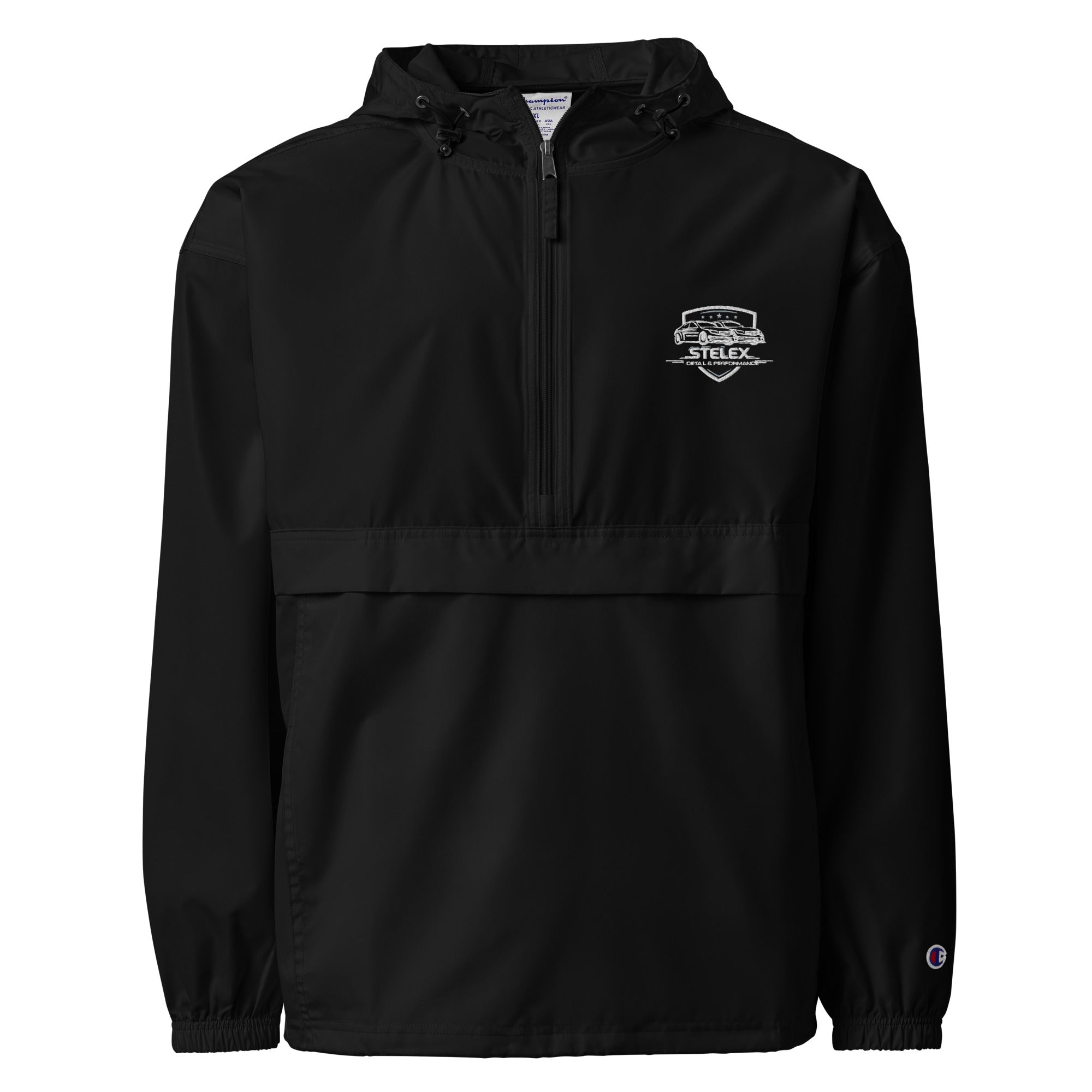 The Stelex Performance Packable Jacket combines lightweight comfort, durability, and a clean automotive-inspired design