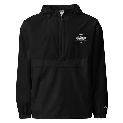 The Stelex Performance Packable Jacket combines lightweight comfort, durability, and a clean automotive-inspired design