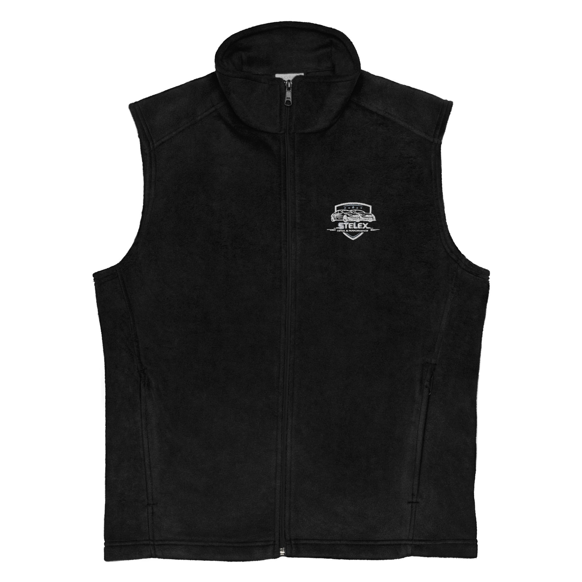 detail - https://stelexdp.com/ - Men’s Columbia fleece vest - Stelex Detailing & Performance - Stelex Detailing & Performance - EMBROIDERY