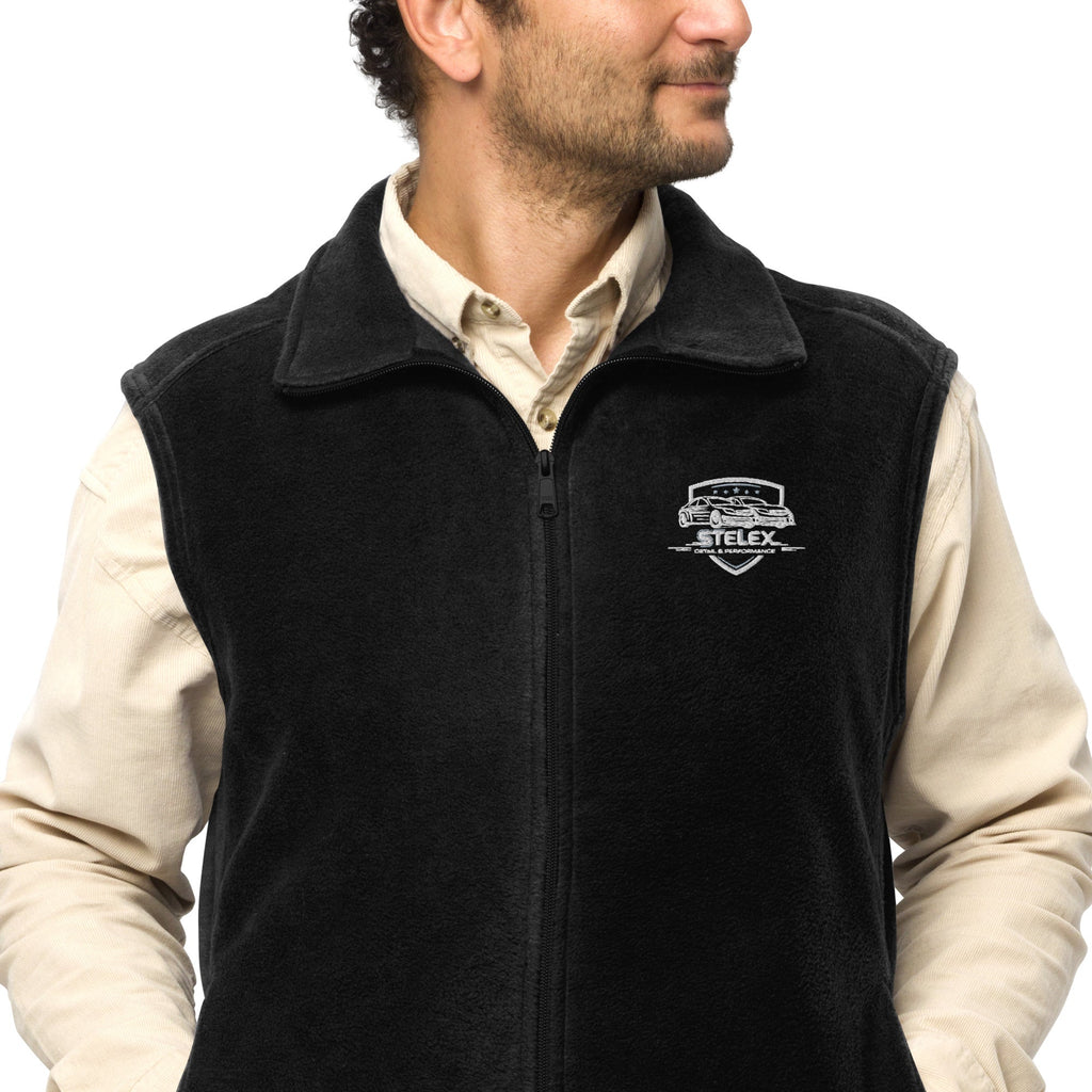 detail - https://stelexdp.com/ - Men’s Columbia fleece vest - Stelex Detailing & Performance - Stelex Detailing & Performance - EMBROIDERY