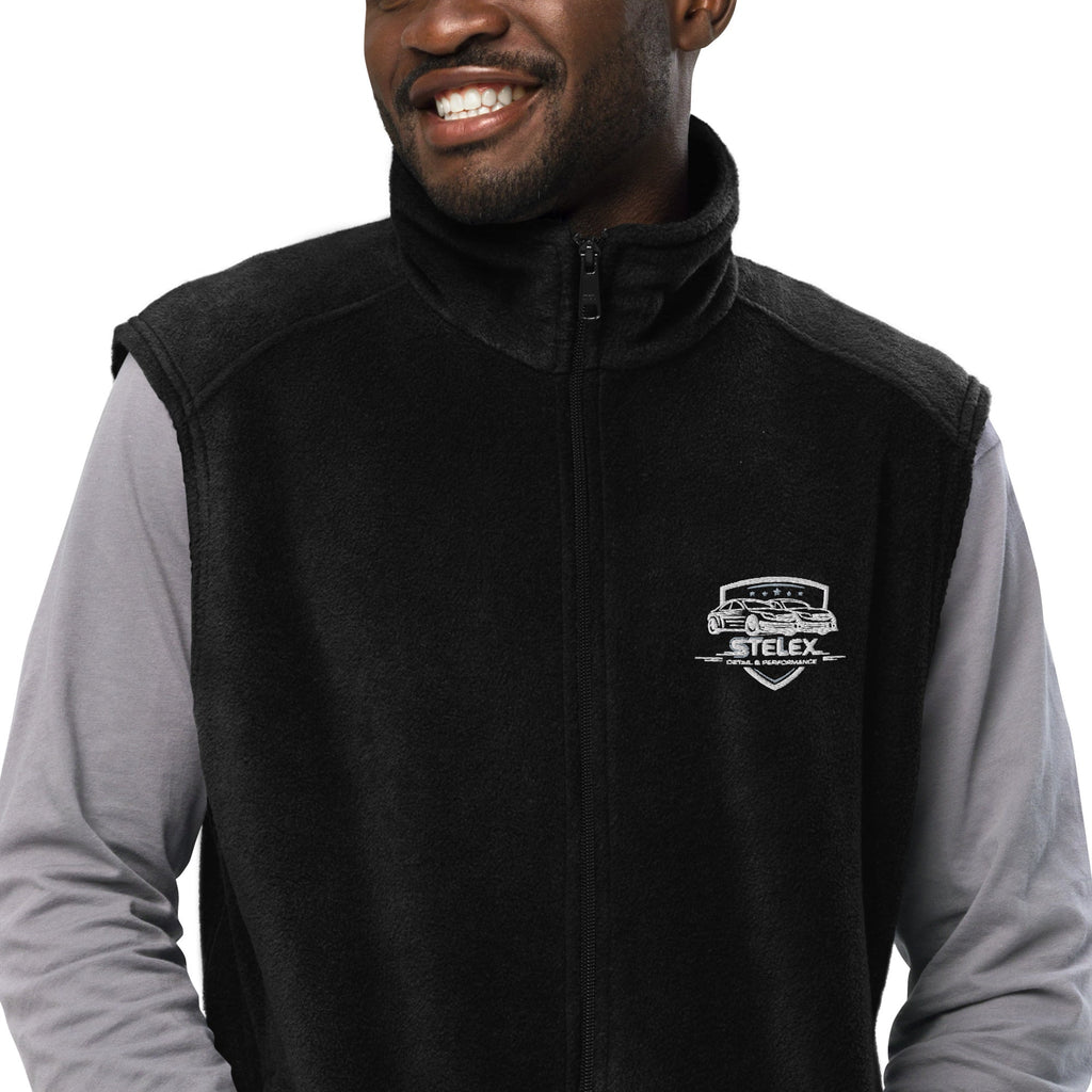 detail - https://stelexdp.com/ - Men’s Columbia fleece vest - Stelex Detailing & Performance - Stelex Detailing & Performance - EMBROIDERY